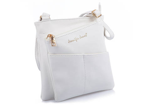 Jennifer Jones Elegante kleine Damenhandtasche, weiss
