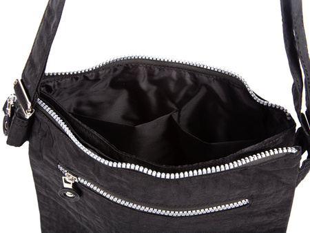 Tasche Street Leichte Umhängetasche schwarz quadratisch